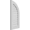 Ekena Millwork Quarter Round Top Right Surface Mount PVC Gable Vent w/ 3-1/2"W x 1"P Standard Frame, 16"W x 34"H GVPQR16X3401SF - alternate 2